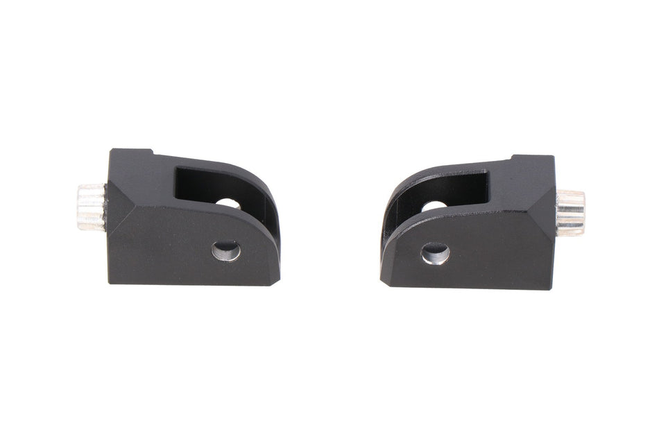 [FRS.11.112.80103/B] Materiale di montaggio per pedane regolabili EVO Nero. Triumph Tiger 800/ 900/ 1200, Scram 1200.