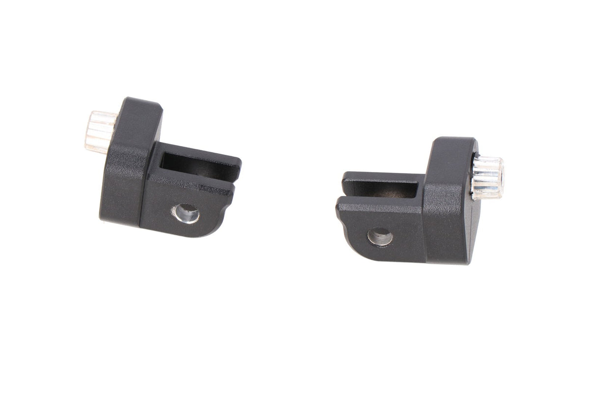 [FRS.11.112.80500/B] Materiale di montaggio per pedane regolabili EVO Nero. Triumph Tiger 660, Yamaha Tracer 700 / 7.