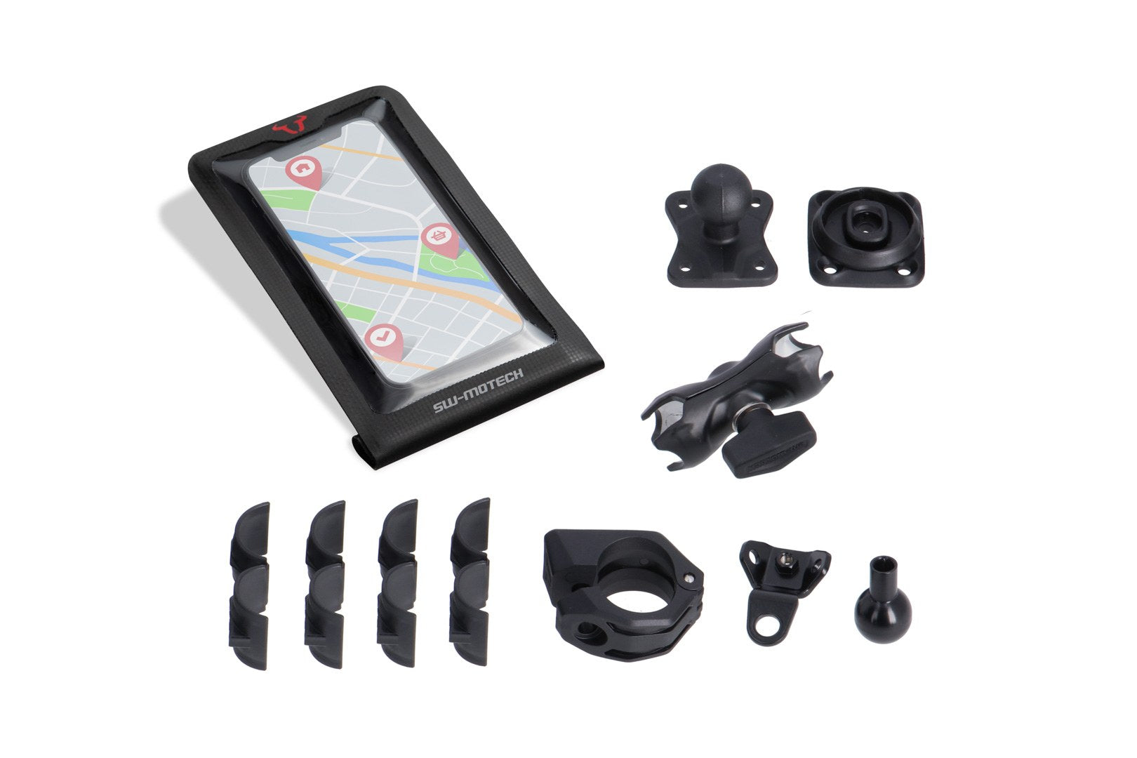[GPS.00.308.35500] Kit navigatore universale con Smartphone Drybag Incl. braccio 2'. Per manubrio/attacco specchietto