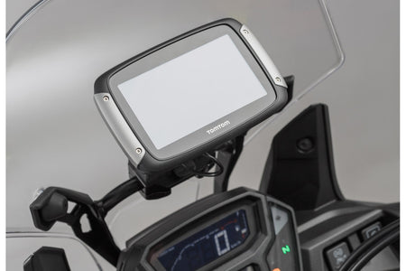 [GPS.00.646.10500/B] Supporto navigatore per tubo da Ã 10/12 mm Nero.