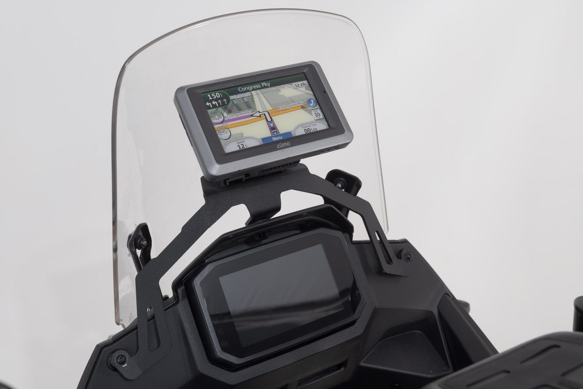 [GPS.01.070.10000/B] Supporto per GPS da cruscotto Nero. Honda XL750 Transalp (22-24).