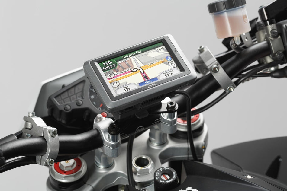 [GPS.07.646.10600/B] Supporto navigatore per manubrio Nero. Specifico del modello.
