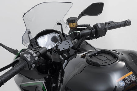 [GPS.08.646.10300/B] Supporto navigatore per manubrio Nero. Kawasaki Z1000SX, Ninja 1000SX,1100SX/SE.