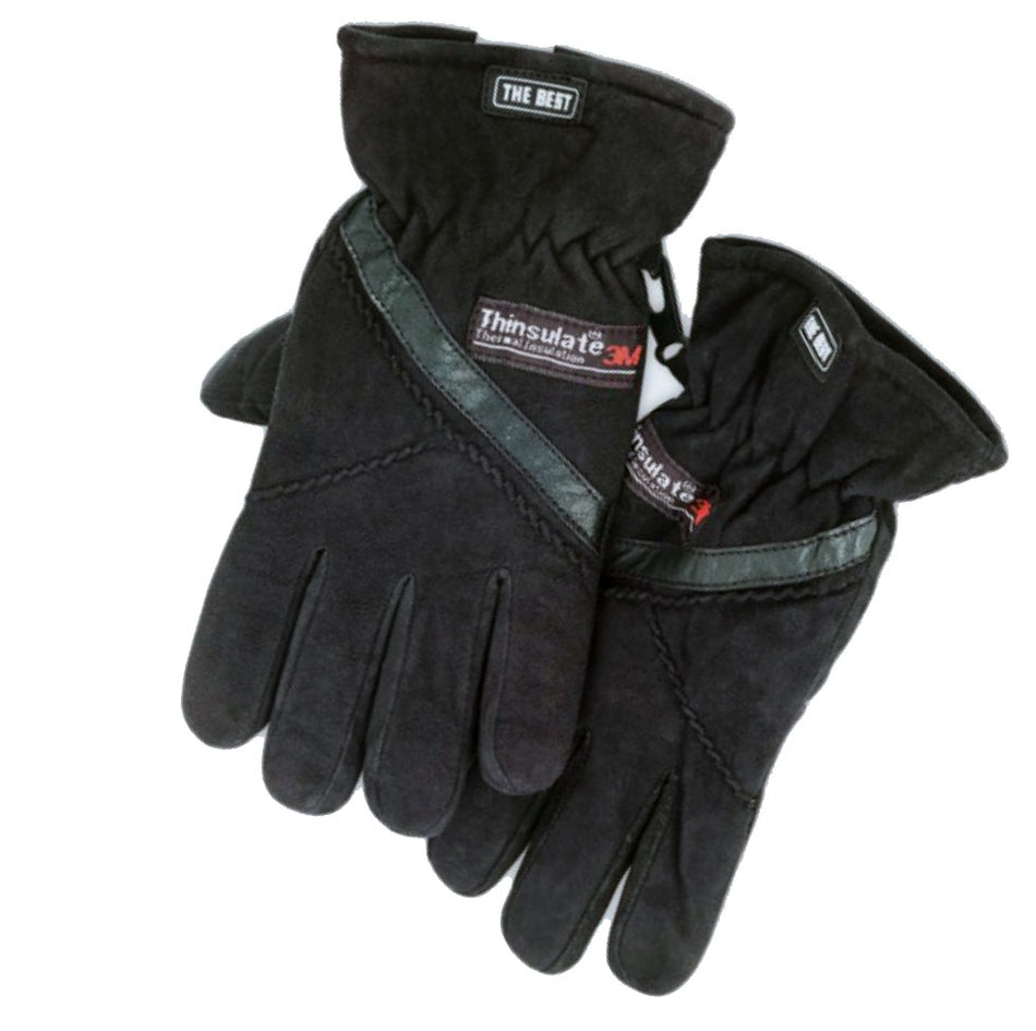 [AM.4140.L] Guanti Sporting c/thinsulate neri tg.L