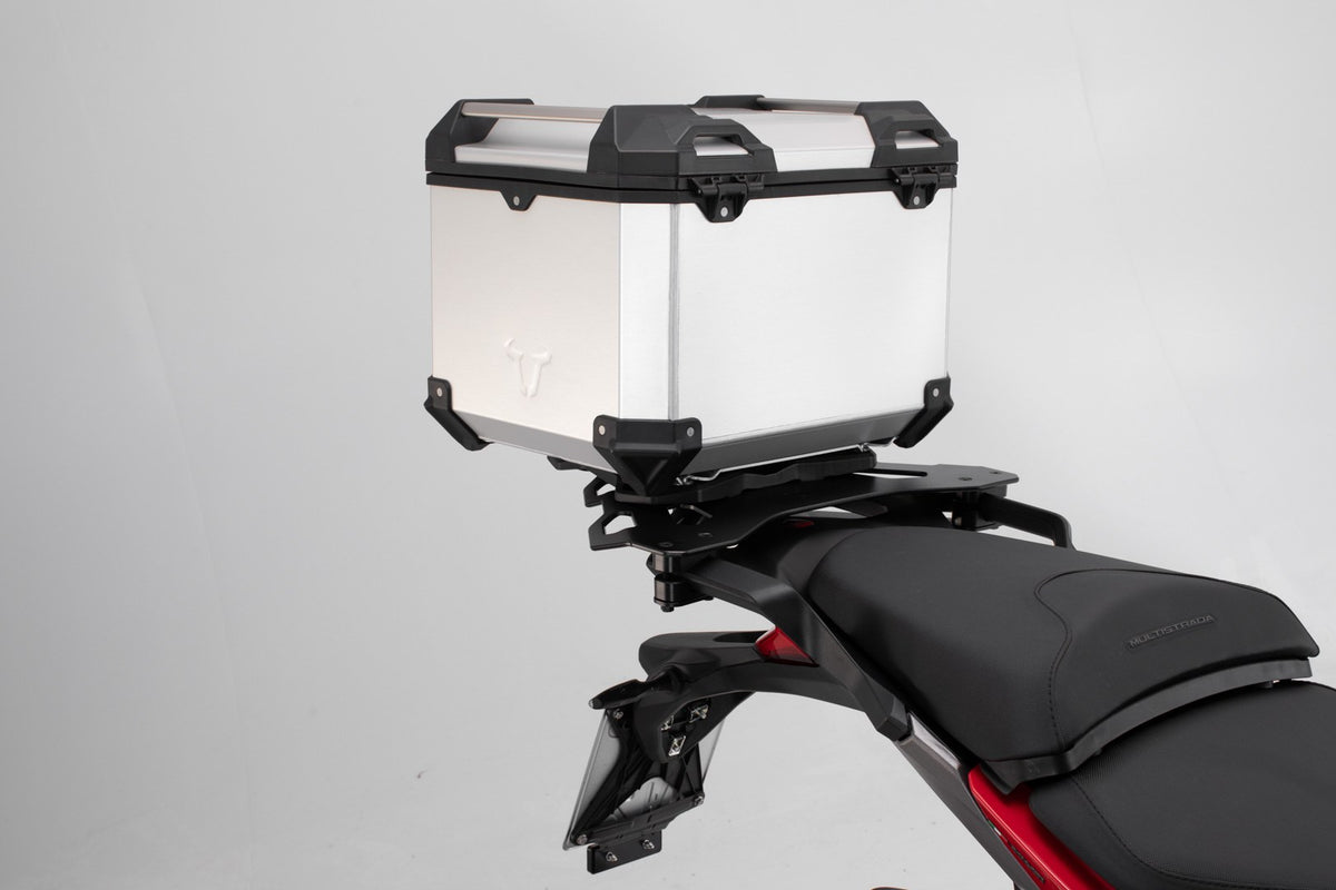 [GPT.22.892.70000/S] Sistema bauletto TRAX ADV Argento. Multistrada 1200 Enduro/950/1260/V2.