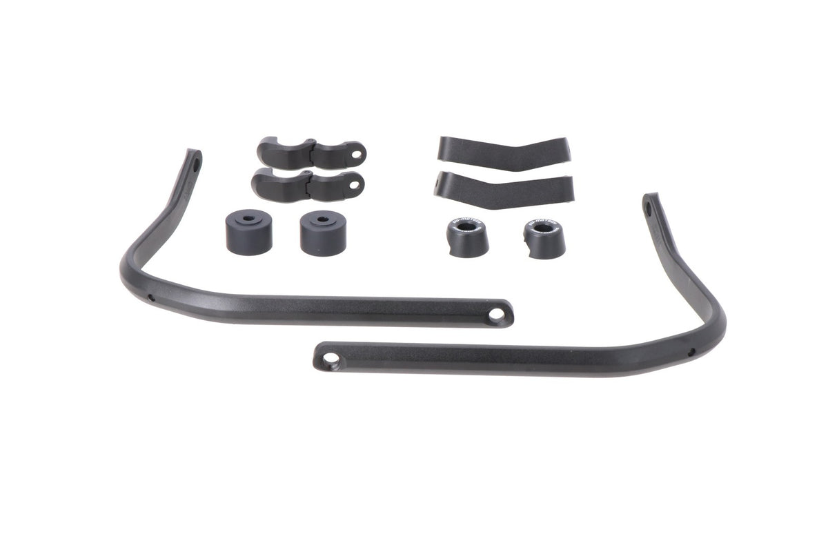 [HDG.00.220.80302/B] Kit di montaggio paramani Nero. Modelli Honda / Suzuki / Triumph.
