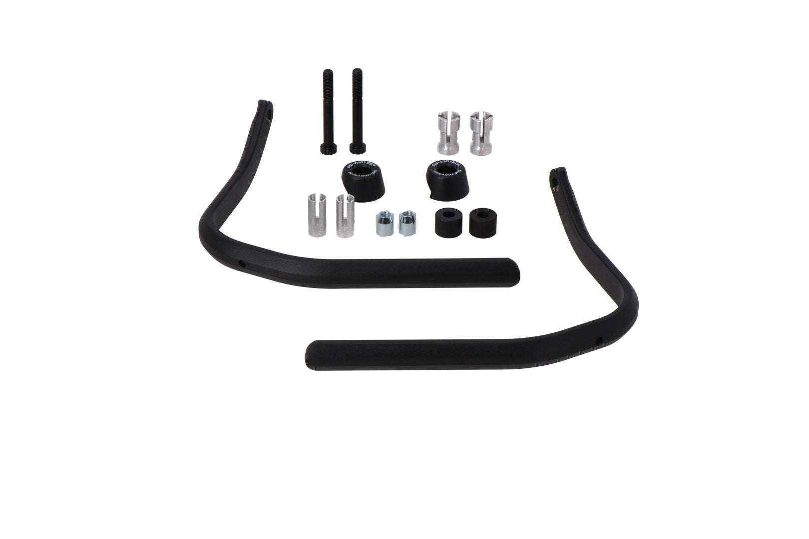 [HDG.00.220.80800/B] Kit di montaggio paramani Nero. Per manubri cavi. 22 mm fino a 1 poll.