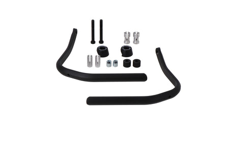 [HDG.00.220.80800/B] Kit di montaggio paramani Nero. Per manubri cavi. 22 mm fino a 1 poll.