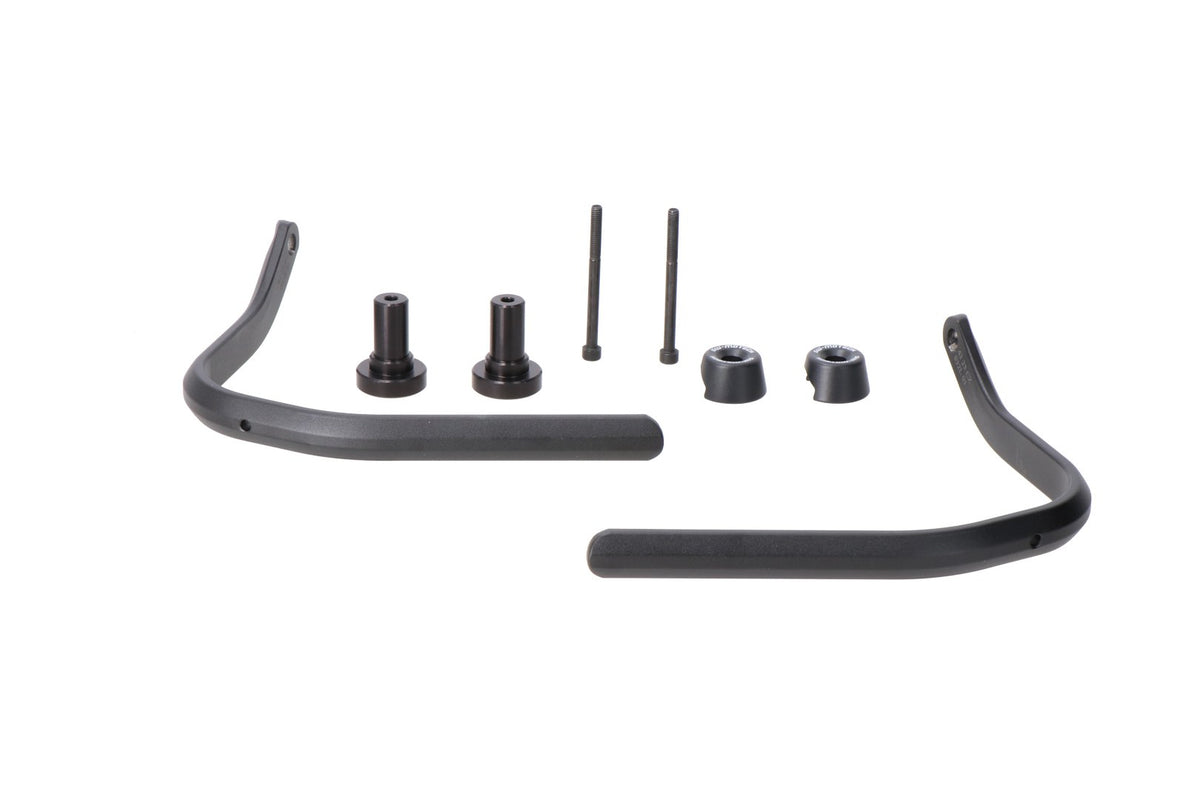 [HDG.00.220.81600/B] Kit di montaggio paramani Nero. Honda CB750 Hornet (22-).