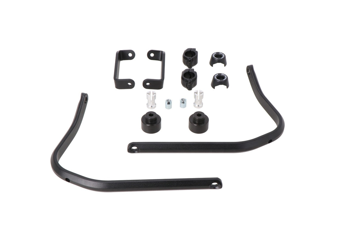 [HDG.00.220.84600/B] Kit di montaggio paramani Nero. Honda CRF300 Rally (20-).