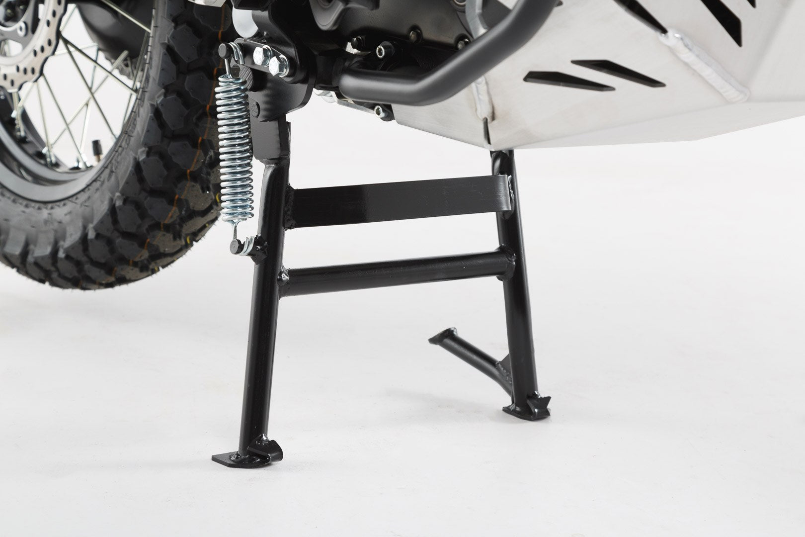 [HPS.08.473.10001/B] Cavalletto centrale Nero. Kawasaki KLR 650 (08-18).