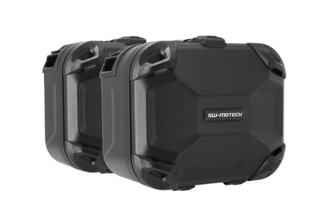 [KFT.07.664.65001/B] Sistema di valigie rigide DUSC Nero. 41/33 l. BMW R 1200 GS, R 1250 GS.