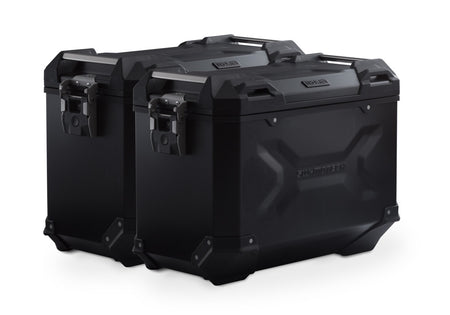 [KFT.07.976.70100/B] Sistema valigie in alluminio TRAX ADV Nero. 45/45 l. BMW R 1300 GS Adventure (24-).