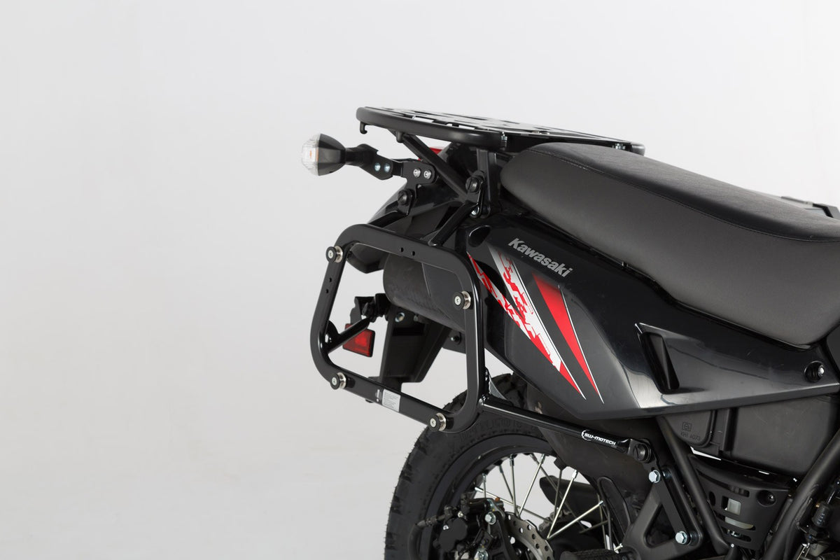 [KFT.08.363.20000/B] Telai laterali EVO Nero. Rinforzata. Kawasaki KLR650 (08-18).