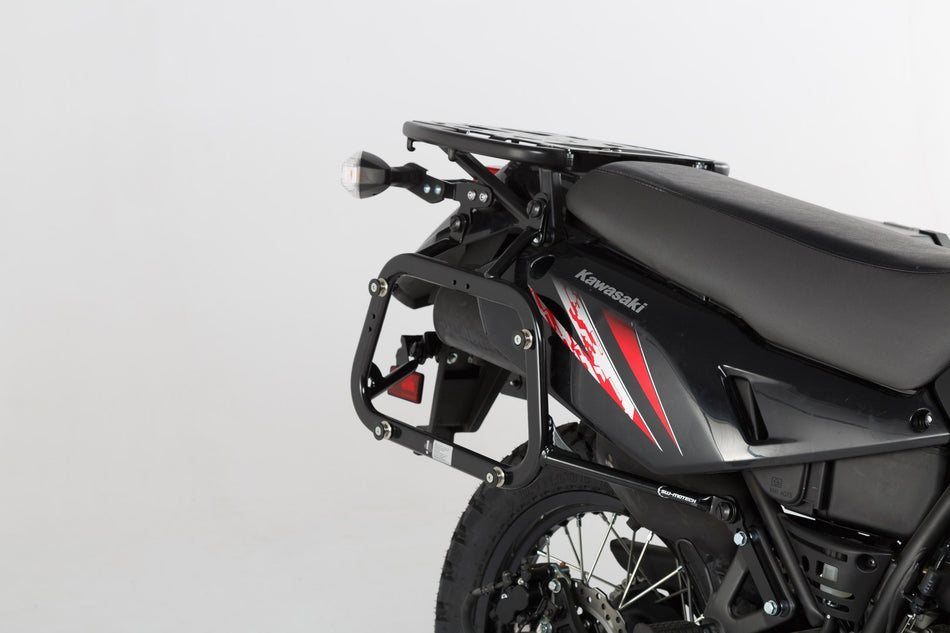 [KFT.08.363.20000/B] Telai laterali EVO Nero. Rinforzata. Kawasaki KLR650 (08-18).