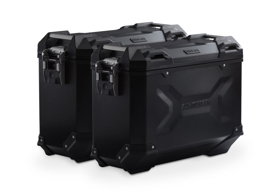 [KFT.22.822.70201/S] Sistema valigie in alluminio TRAX ADV modello USA Argento. 37/37 l. Ducati Multistrada V4 (20-).