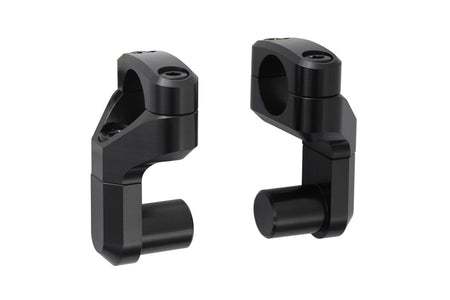 [LEH.00.039.170/B] Riser manubrio inclinati Ã 22 mm Vario Sollevamento/abbass. variabile. Nero