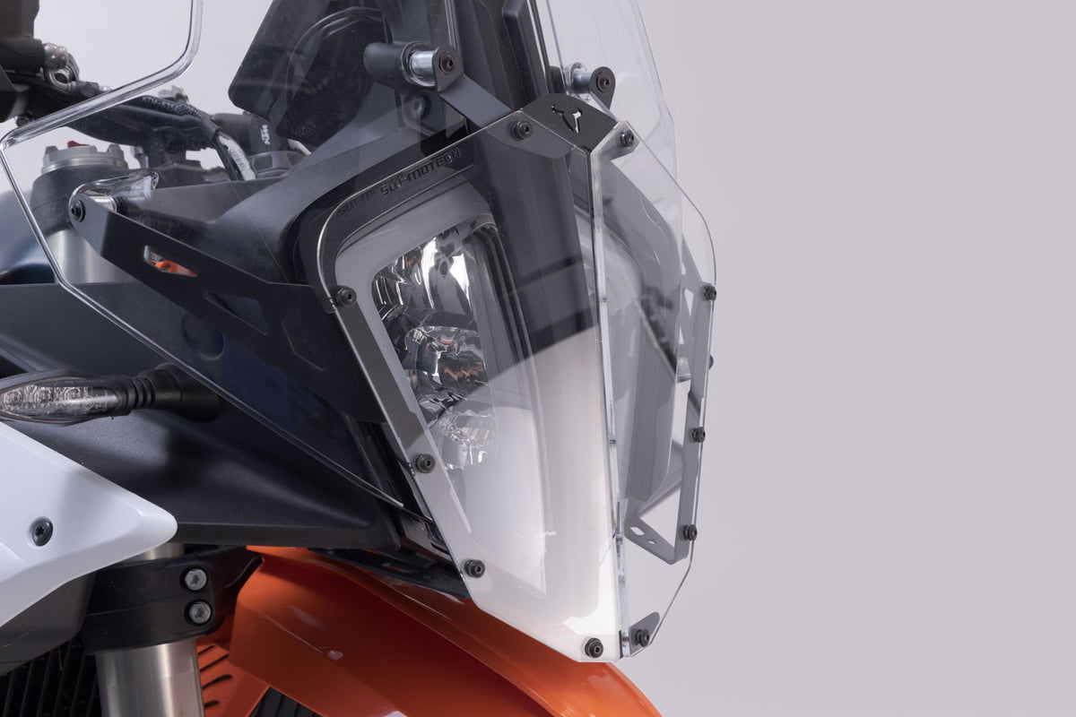 [LPS.04.918.10000/B] Griglia di protezione per fari Staffa con pannello. KTM 890 Adventure R (22-).
