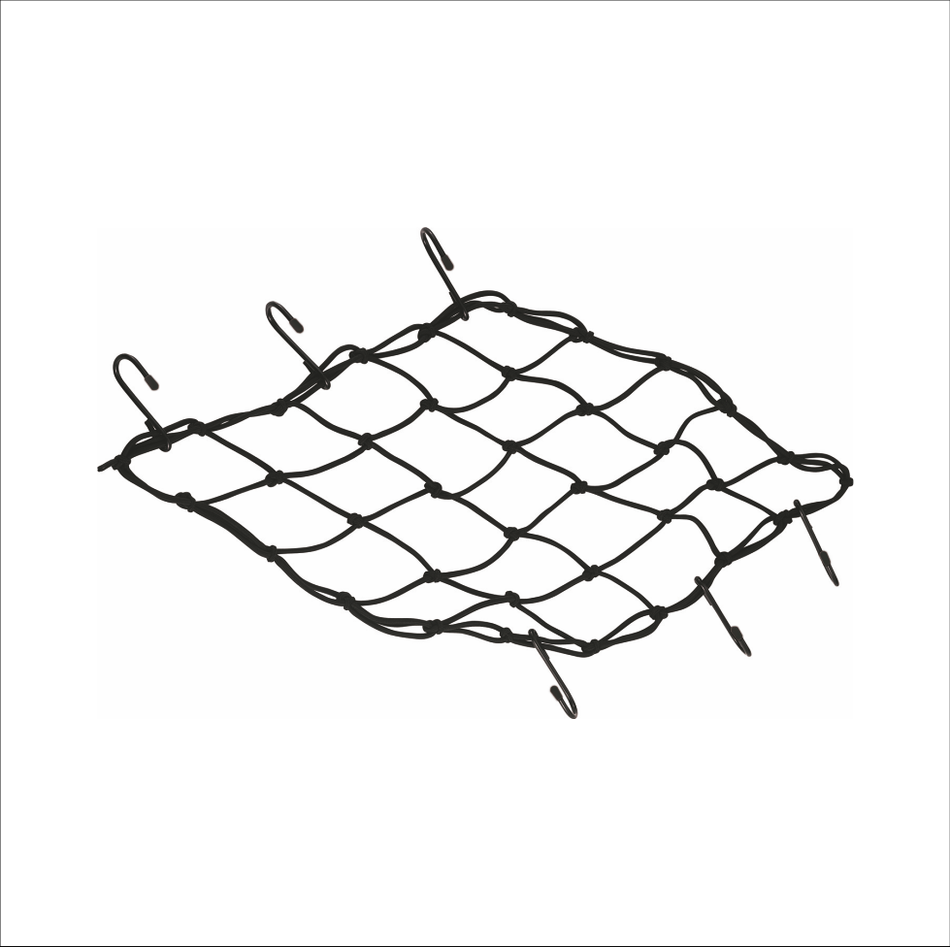 Rete fermacarico "Piovra" cm 31x31 nera