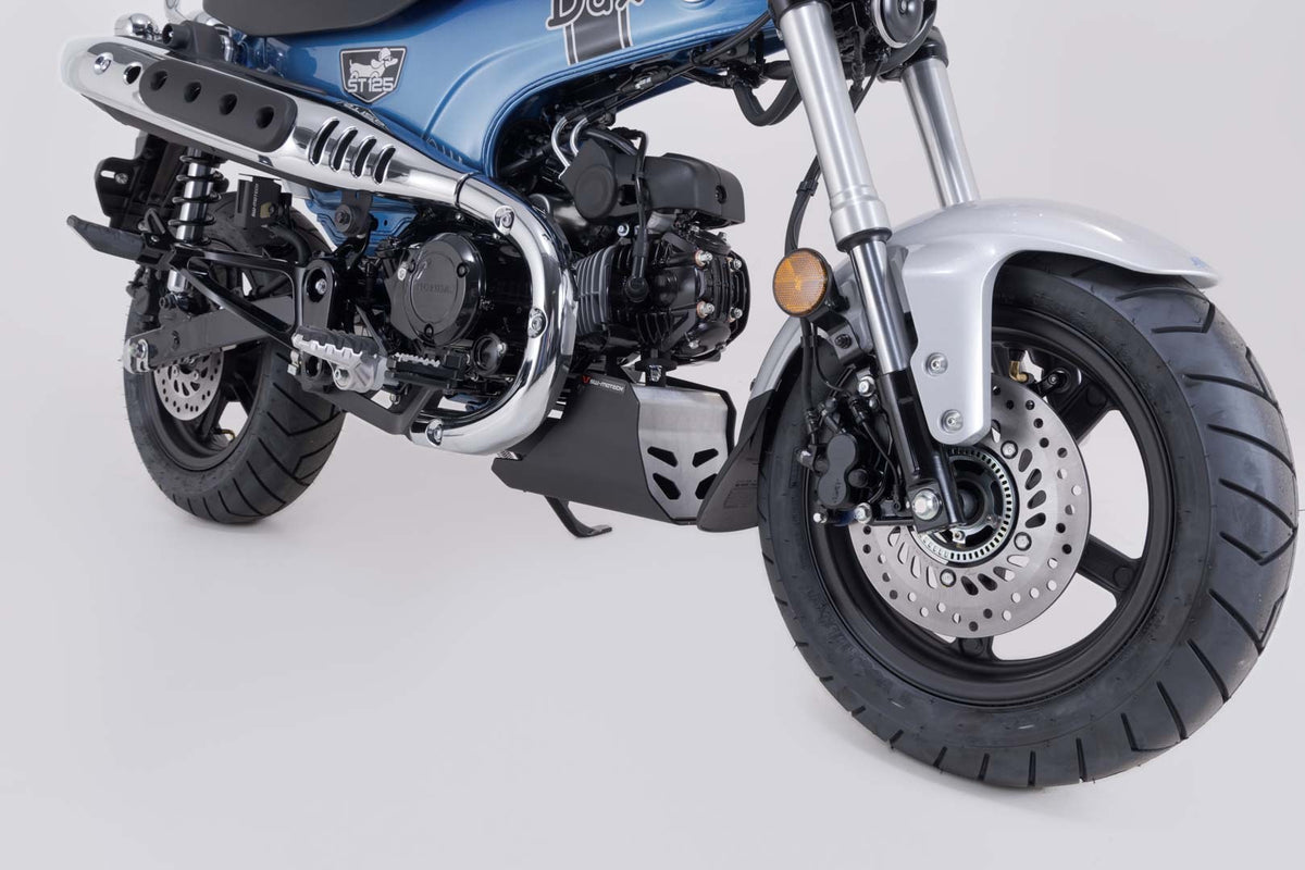 [MSS.01.203.10000] Protezione motore Nero/Argento. Honda Dax 125 (22-).