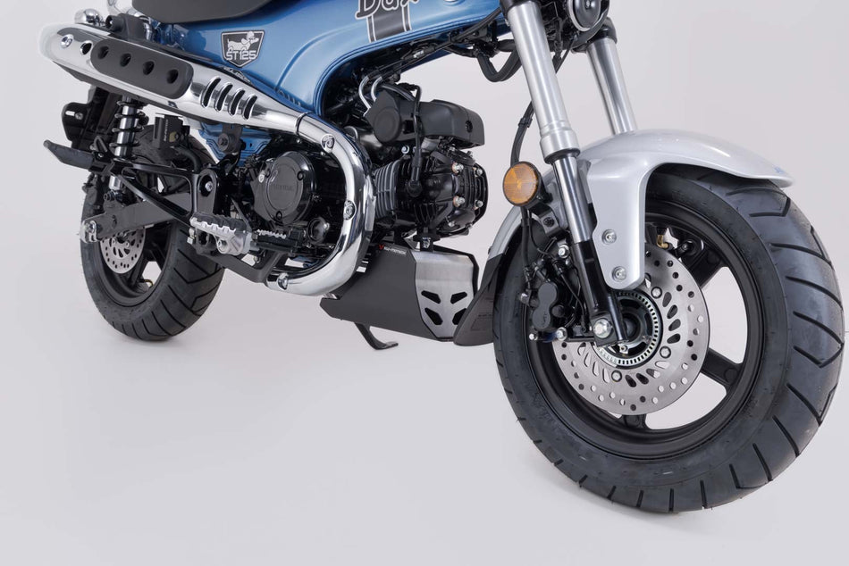[MSS.01.203.10000] Protezione motore Nero/Argento. Honda Dax 125 (22-).