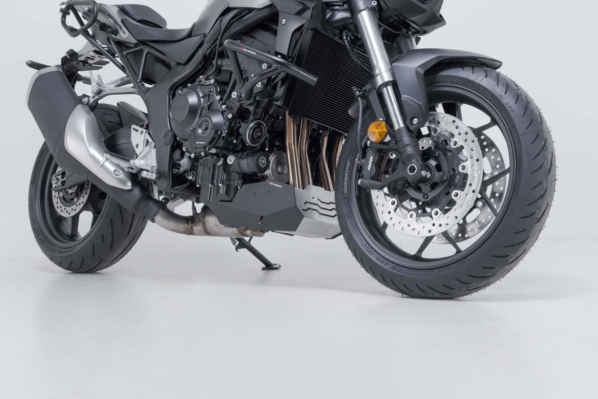 [MSS.01.211.10000] Spoiler frontale Nero/Argento. Honda CB1000 Hornet (24-).