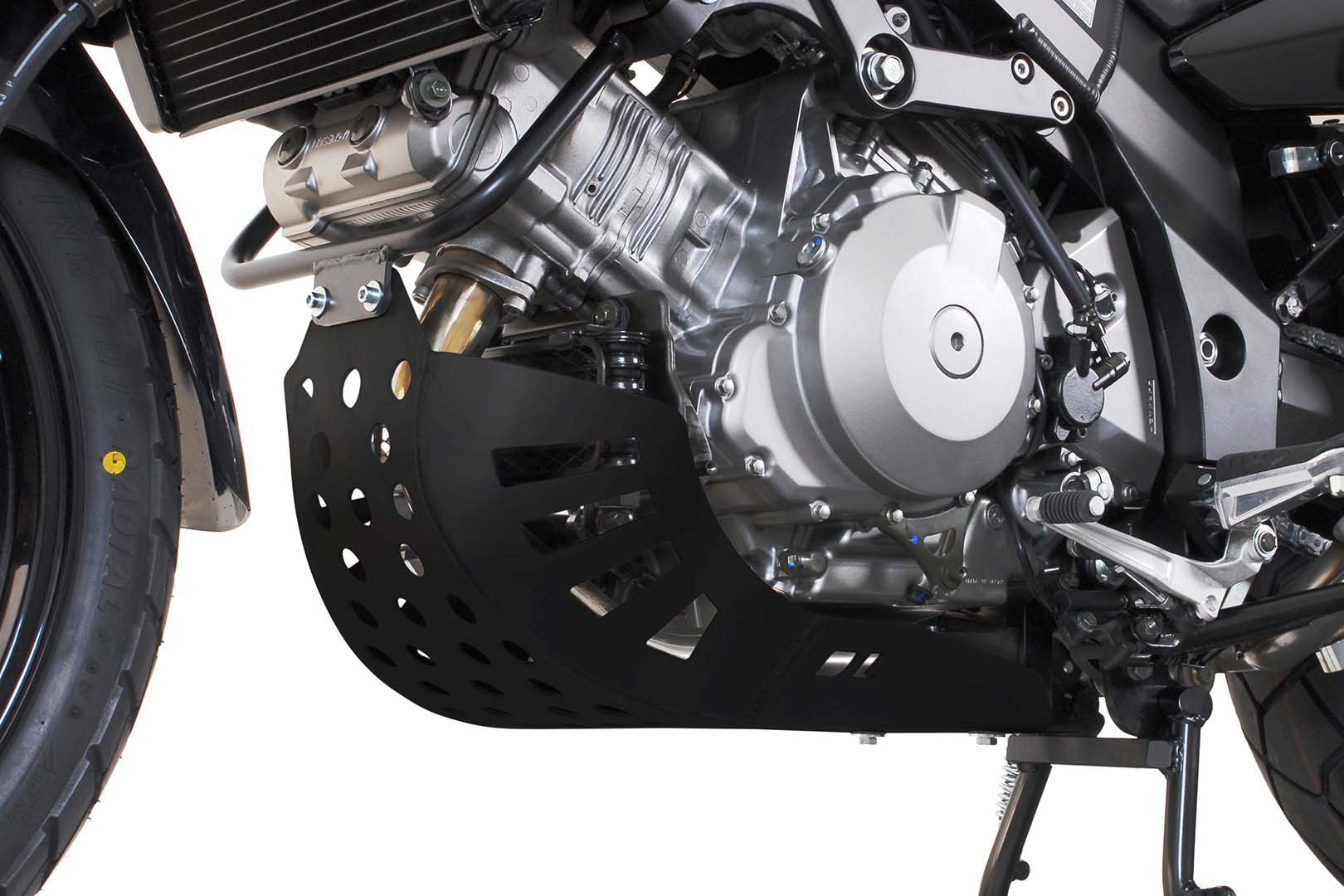 [MSS.05.265.100/B] Protezione motore Nero. Suzuki DL 1000 V-Strom/Kawasaki KLV1000
