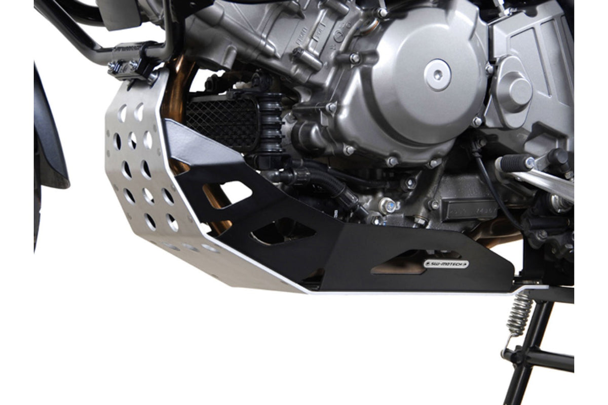 [MSS.05.296.10001/B] Protezione motore Nero/Argento. Suzuki DL 650 V-Strom (04-10).