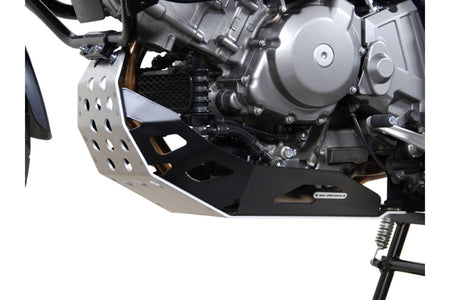 [MSS.05.296.10001/B] Protezione motore Nero/Argento. Suzuki DL 650 V-Strom (04-10).