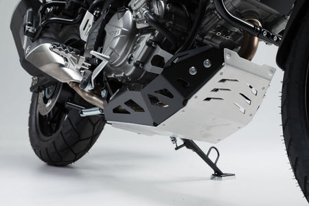 [MSS.05.759.10001/B] Protezione motore Nero/Argento. Suzuki DL650 (11-) / XT (15-).