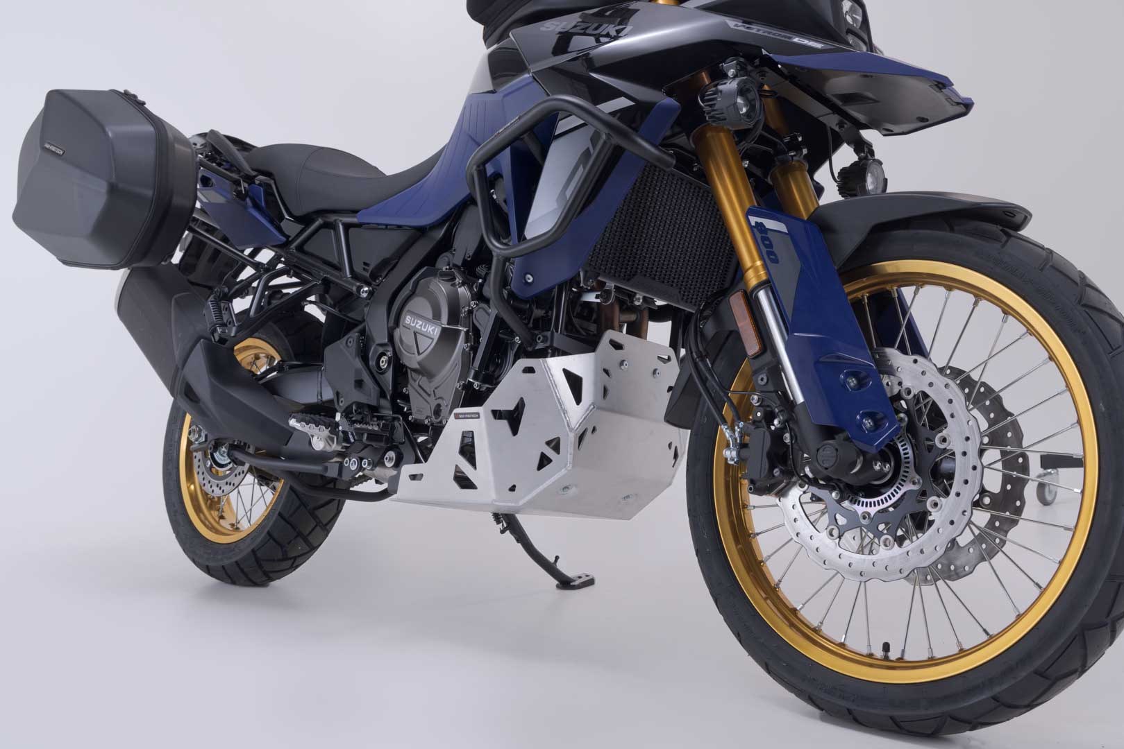 [MSS.05.845.10001/S] Protezione motore Argento. Suzuki V-Strom 800 / 800DE (22-).