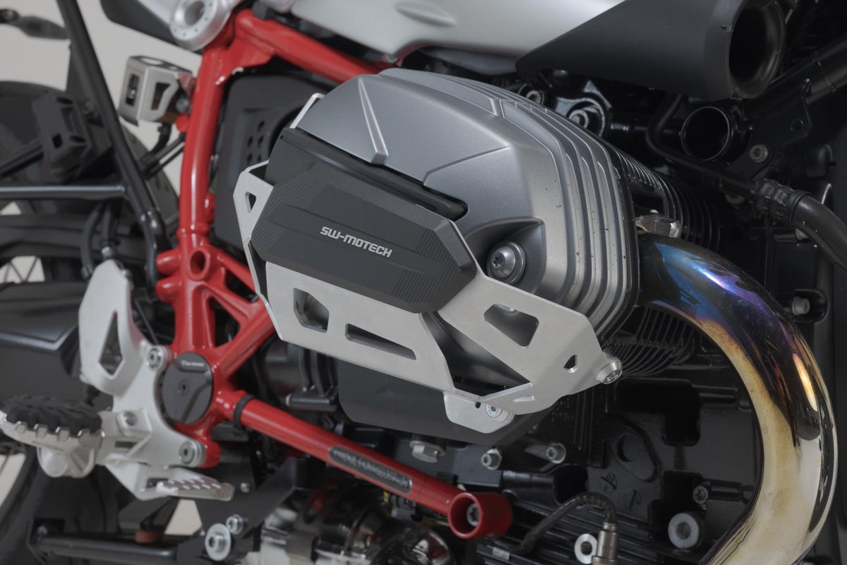 [MSS.07.653.10002/S] Protezione del cilindro Argento. Modelli BMW R nineT, modelli R 12.