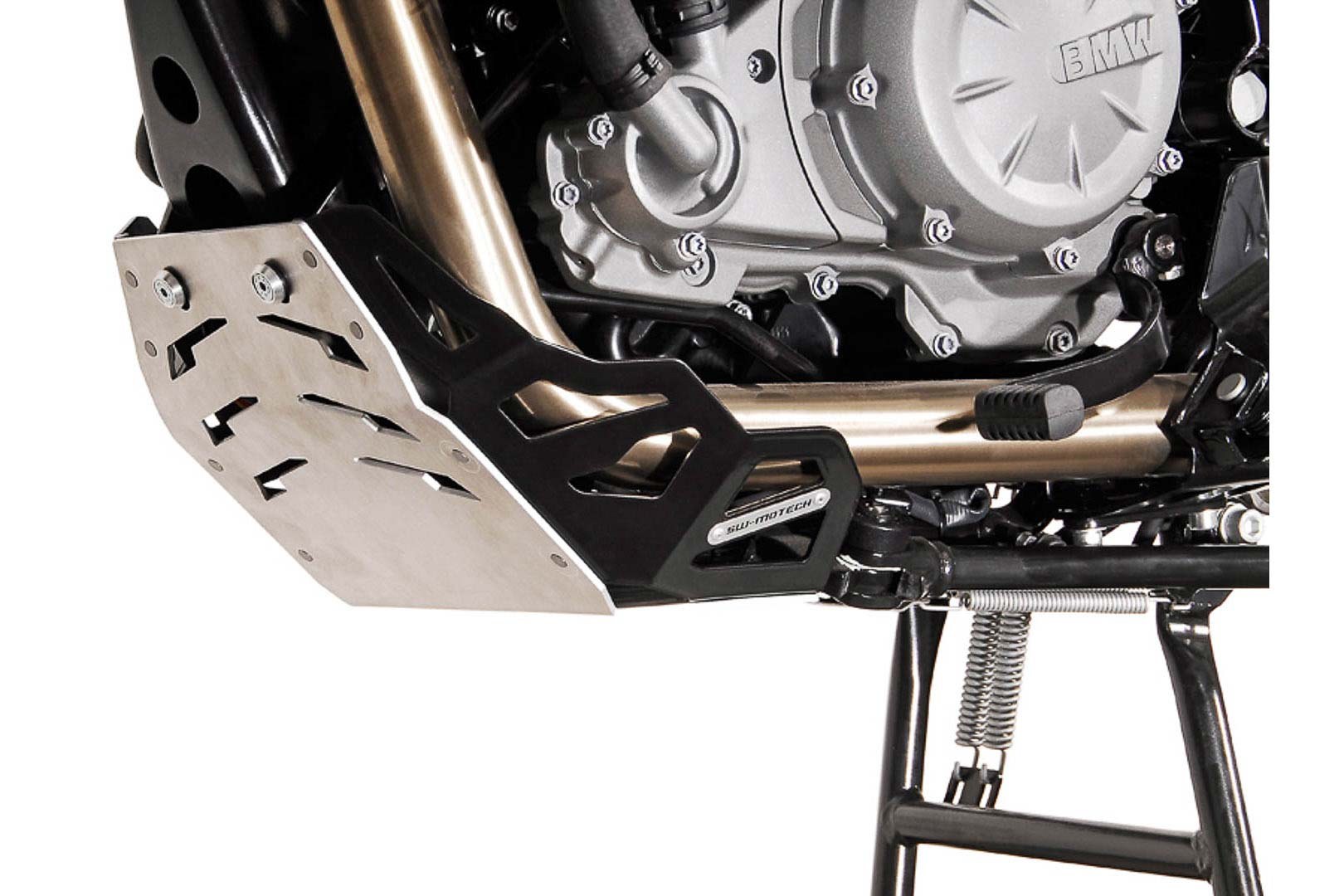 [MSS.07.777.10000/B] Protezione motore Nero/Argento. BMW F650GS, G650GS/SertÃ£o.