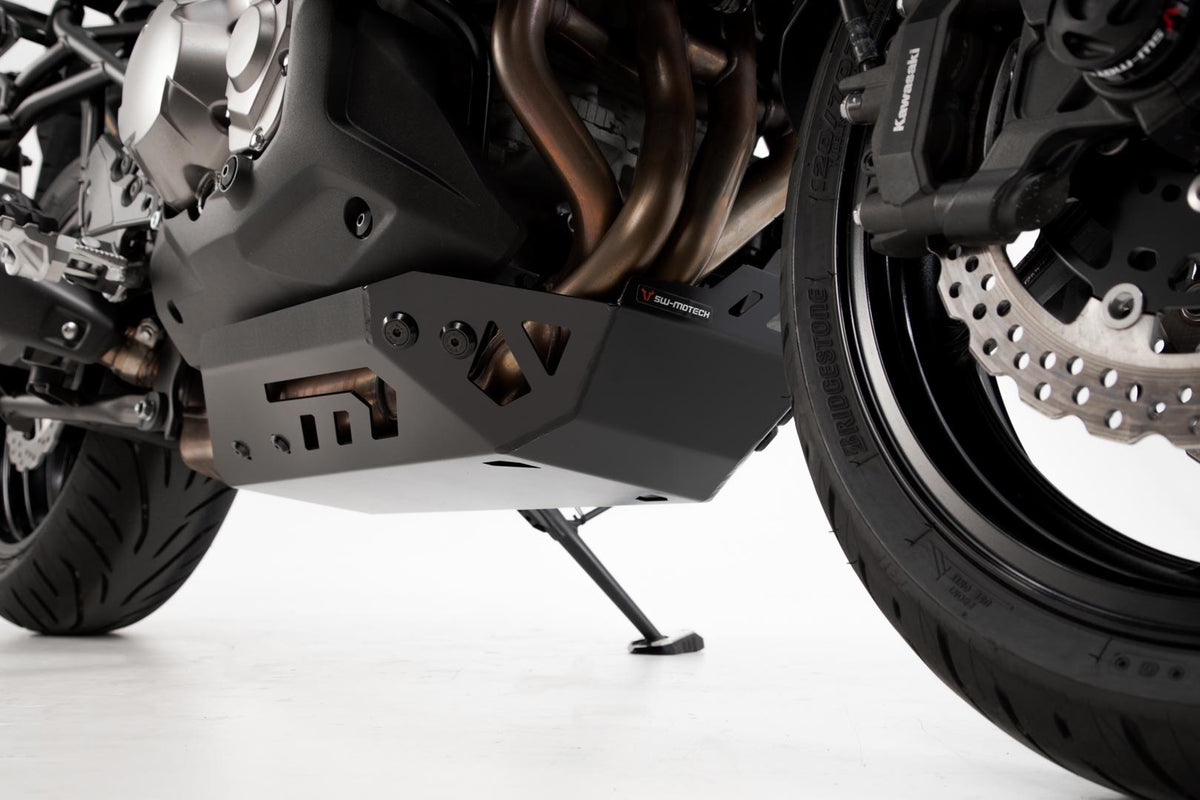 [MSS.08.922.10000/B] Protezione motore Nero. Kawasaki Versys 1000 (18-).