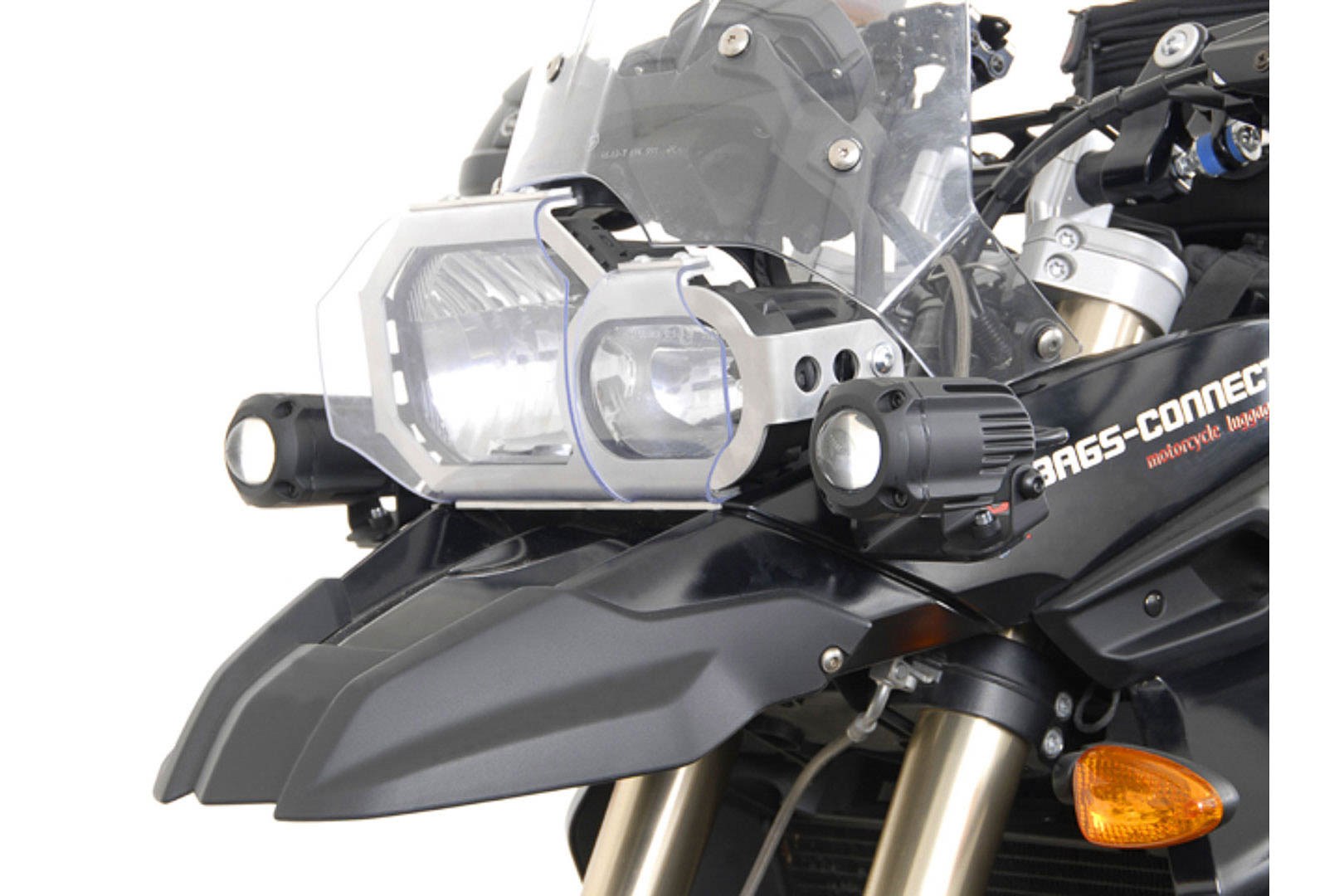 [NSW.07.004.10000/B] Supporto per faretti Nero. BMW F 800 GS (08-12) / F 650 GS (07-11).