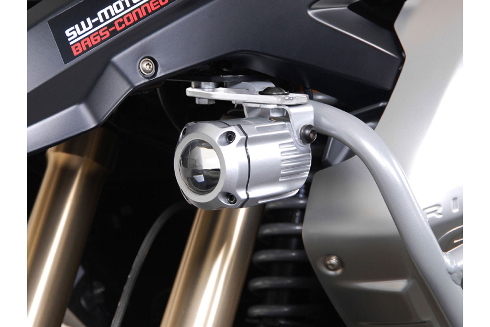 [NSW.07.563.10000/S] Supporto per faretti Argento. BMW R 1200 GS (08-12).