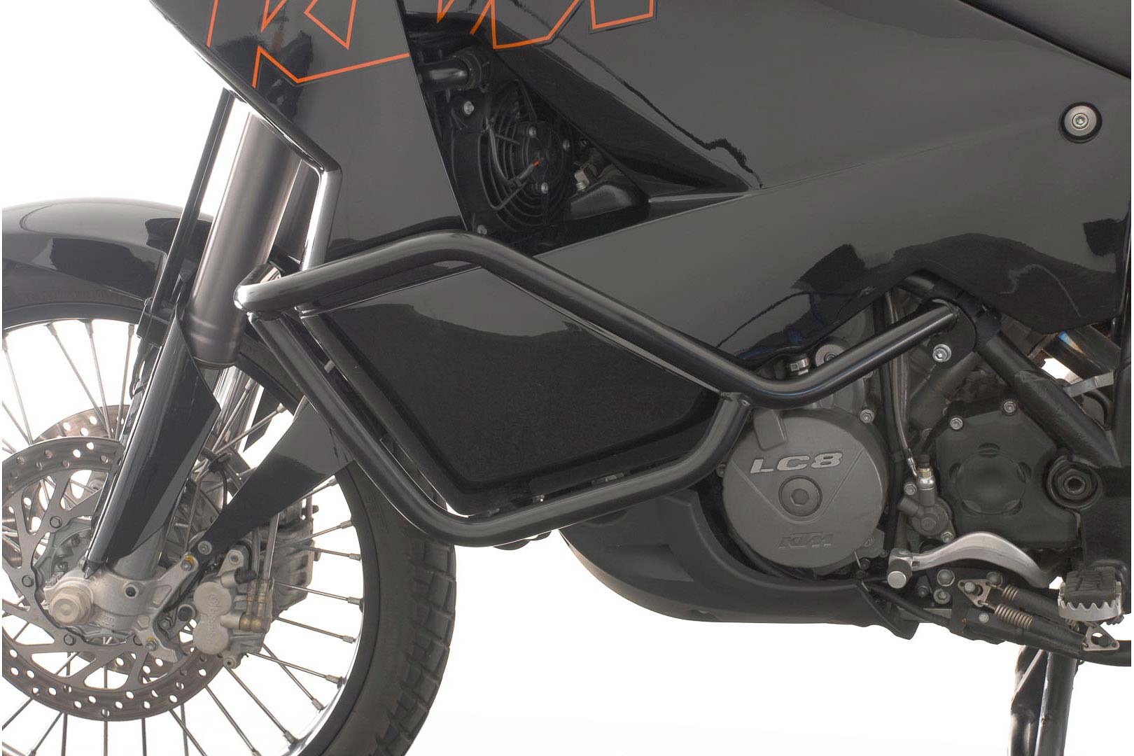[SBL.04.488.100] Barra di protezione motore Nero. KTM LC8 950/990 Adventure.