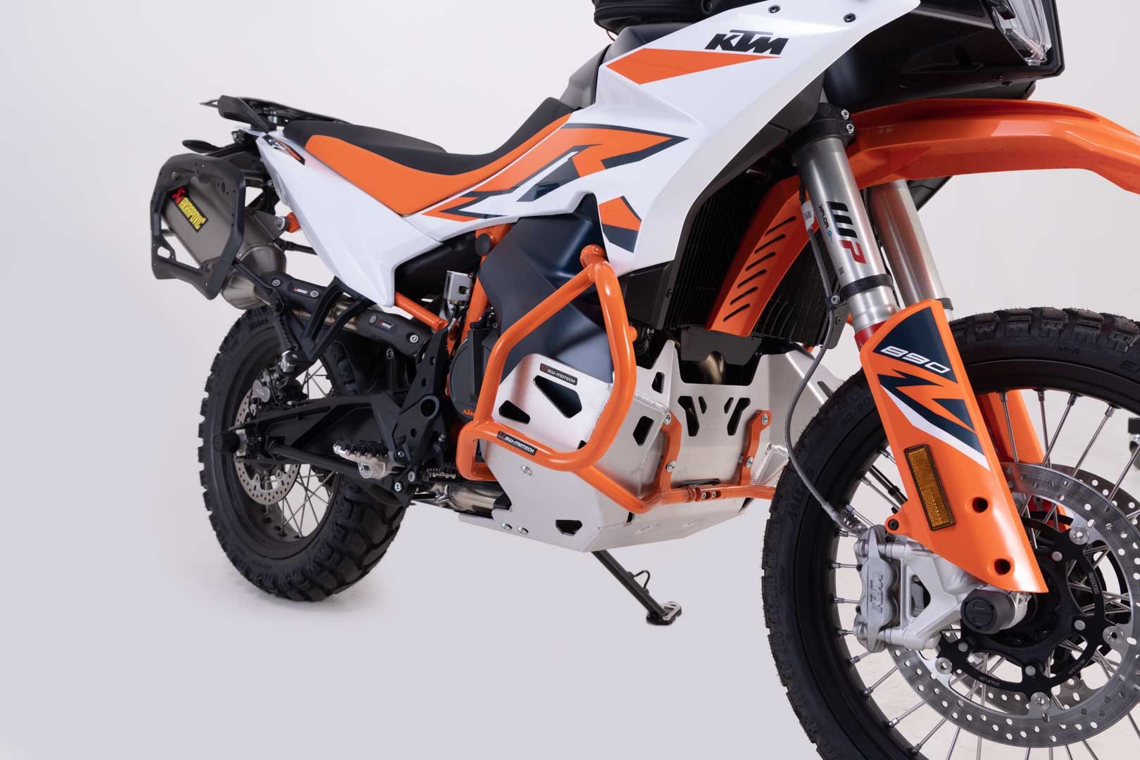 [SBL.04.521.10001/EB] Barra di protezione motore Arancio. KTM 790 Adv/R (19-21), 890 Adv/R (20-22).