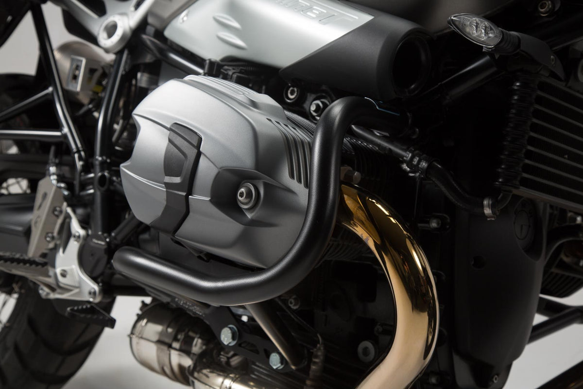 [SBL.07.512.10000/B] Barra di protezione motore Nero. Modelli BMW R nineT (14-).