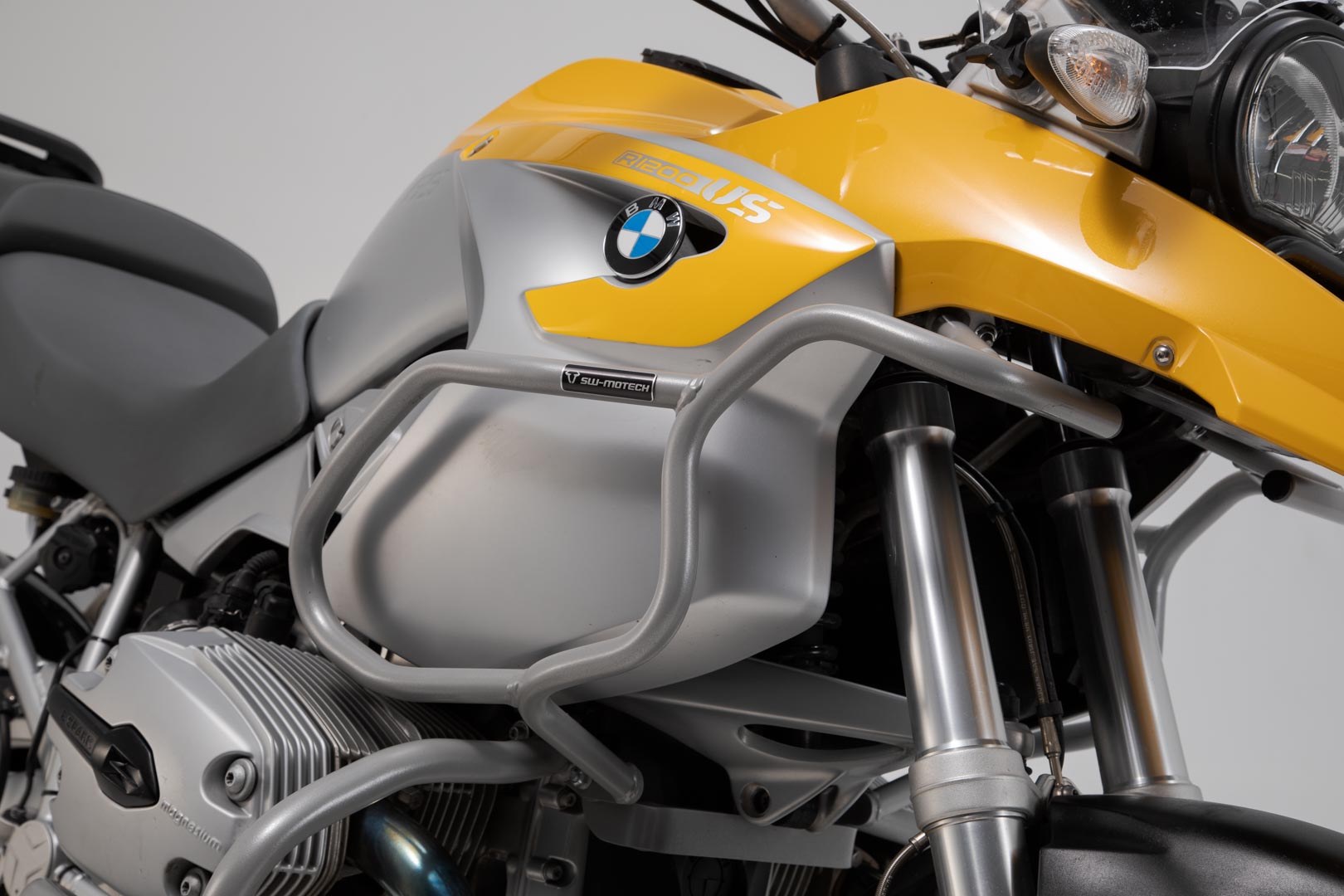 [SBL.07.552.10001/S] Barra di protezione superiore Argento. BMW R1200 GS (04-07). Solo con barra.