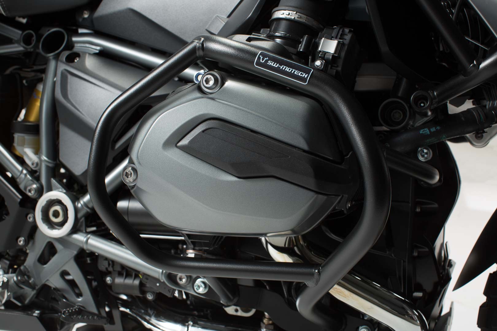 [SBL.07.783.10001/B] Barra di protezione motore Nero. BMW R 1200 GS LC (12-18) / Rallye (16-18).