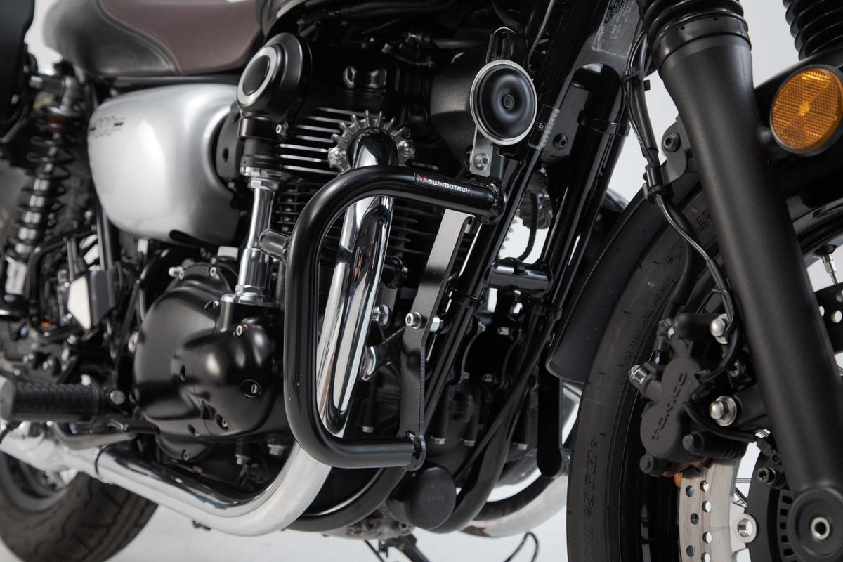 [SBL.08.933.10000/B] Barra di protezione motore Nero. Kawasaki W800 Street / Cafe (18-).