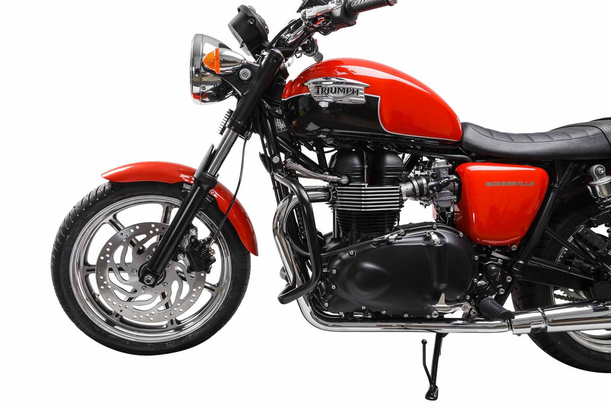 [SBL.11.249.10000/B] Barra di protezione motore Nero. Triumph Thruxton, Bonneville (04-16).