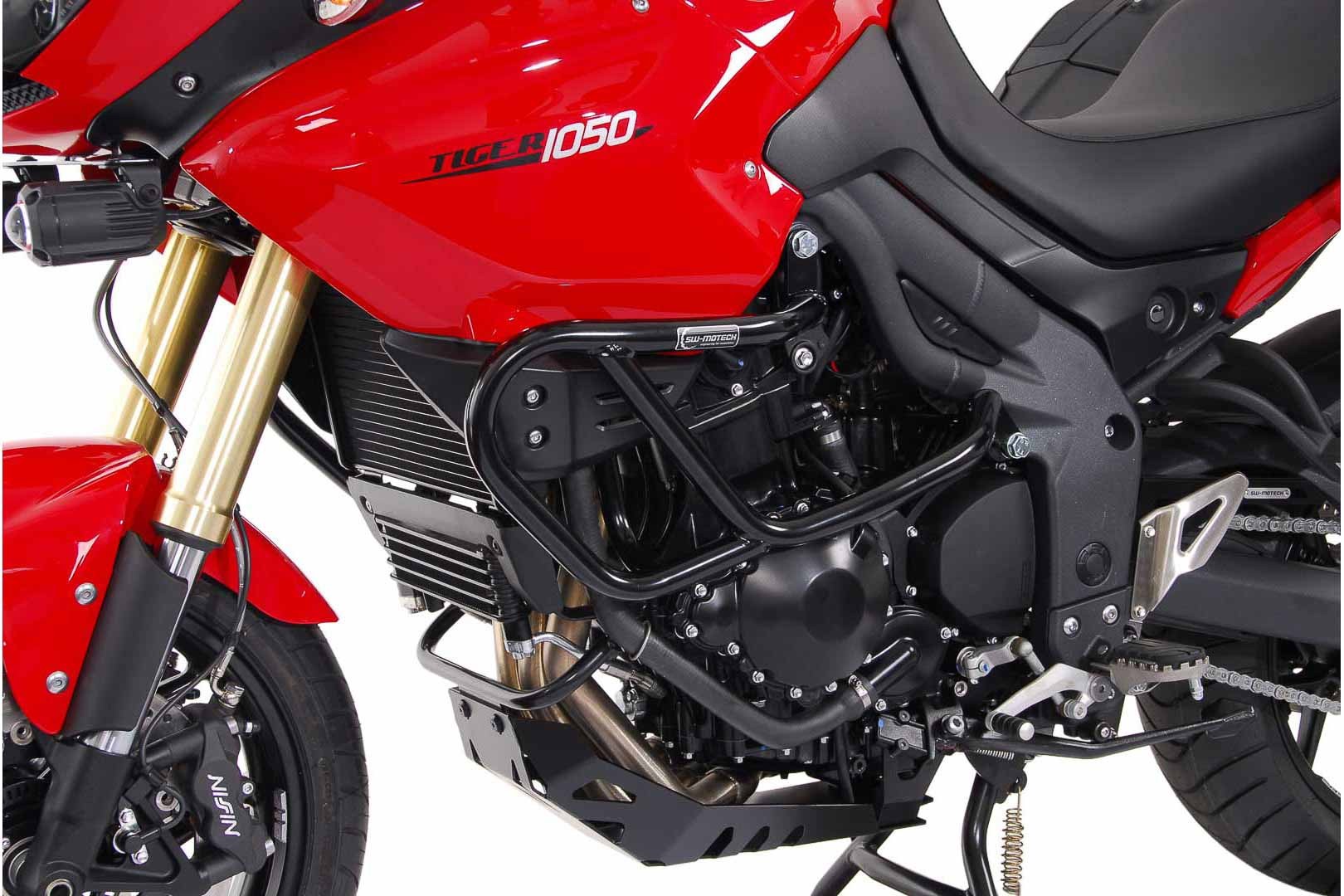 [SBL.11.610.100] Barra di protezione motore Nero. Triumph Tiger 1050 (06-12) / SE (11-12).