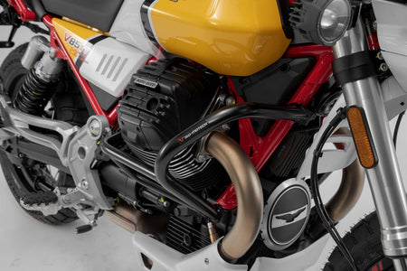 [SBL.17.925.10001/B] Barra di protezione motore Nero. Moto Guzzi V85 TT/Travel/Strada (19-).