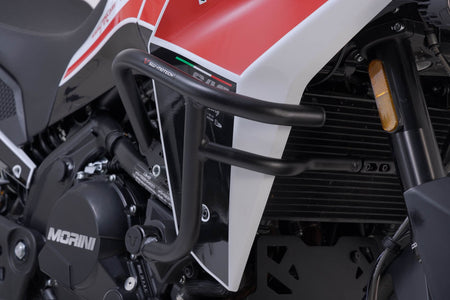 [SBL.23.017.10001/B] Barra di protezione motore Nero. Moto Morini X-Cape 650 (21-).