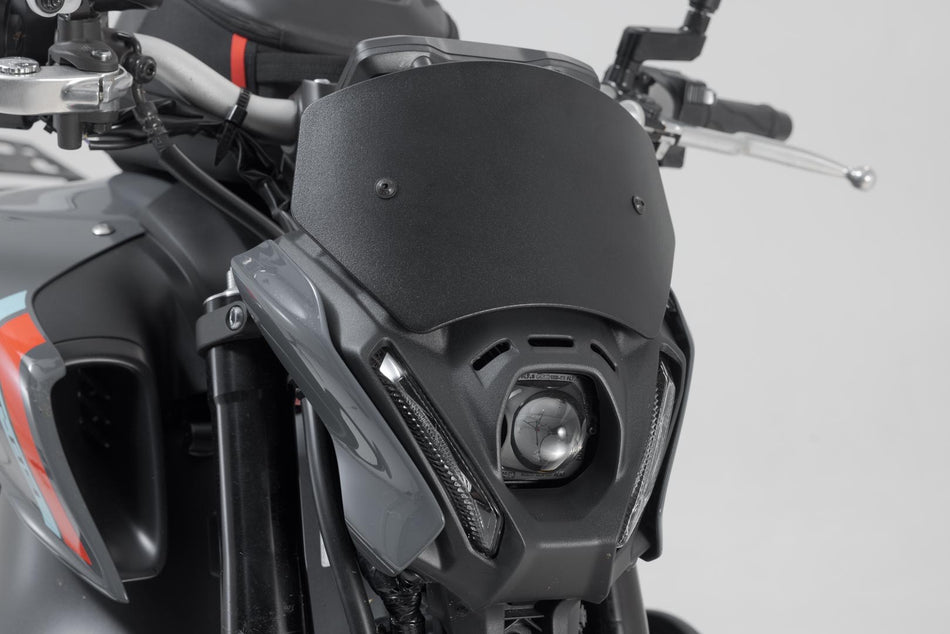 [SCT.06.851.10000/B] Parabrezza Nero. Yamaha MT-09 / MT-09 SP (20-23).