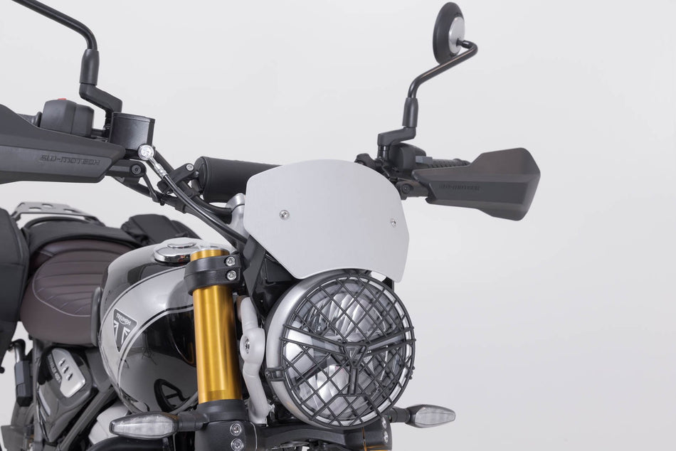 [SCT.11.616.10000/S] Parabrezza Argento. Triumph Scrambler 400 X (23-).