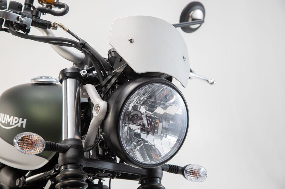 [SCT.11.884.10001/S] Parabrezza Argento. Triumph Street Scrambler 900 (16-).