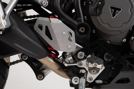 [SCT.11.953.10000/S] Protezione tallone destra Argento. Triumph Tiger 900/GT/Rally/Pro (19-23).